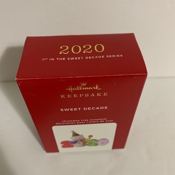 Hallmark Keepsake Christmas Ornament 2020 Sweet Decade 1st In Series Snowman - Picture 5 of 8